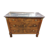 Empire dresser 3 drawers and grey marble tray