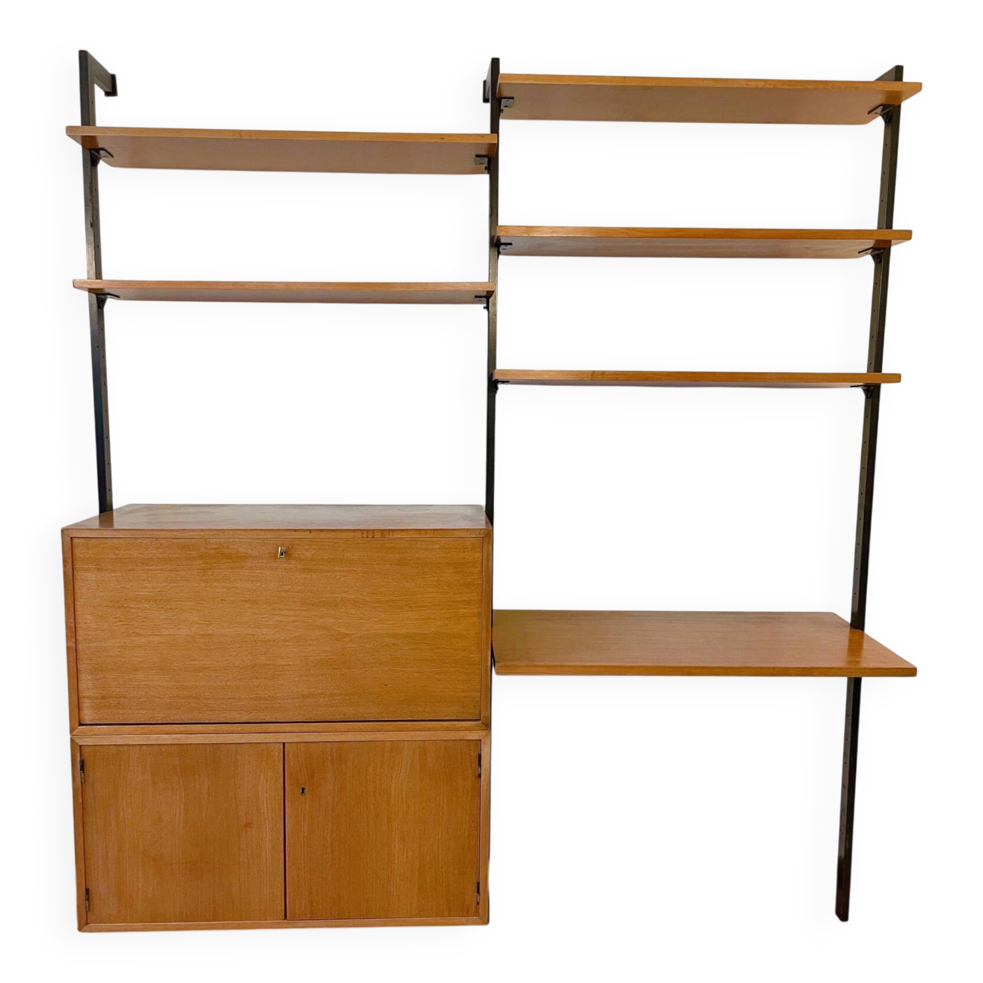 Wall unit wall library + desk Van den Berghe-Pauvers
