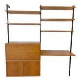 Wall unit wall library + desk Van den Berghe-Pauvers