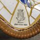 1950s bar chariot - ceramic tray from saint amand