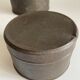Set of 2 old weathered metal boxes