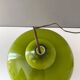 Vintage lamp, green opal glass hanging lamp, mid century interior, scandinavian design, 60's 70's