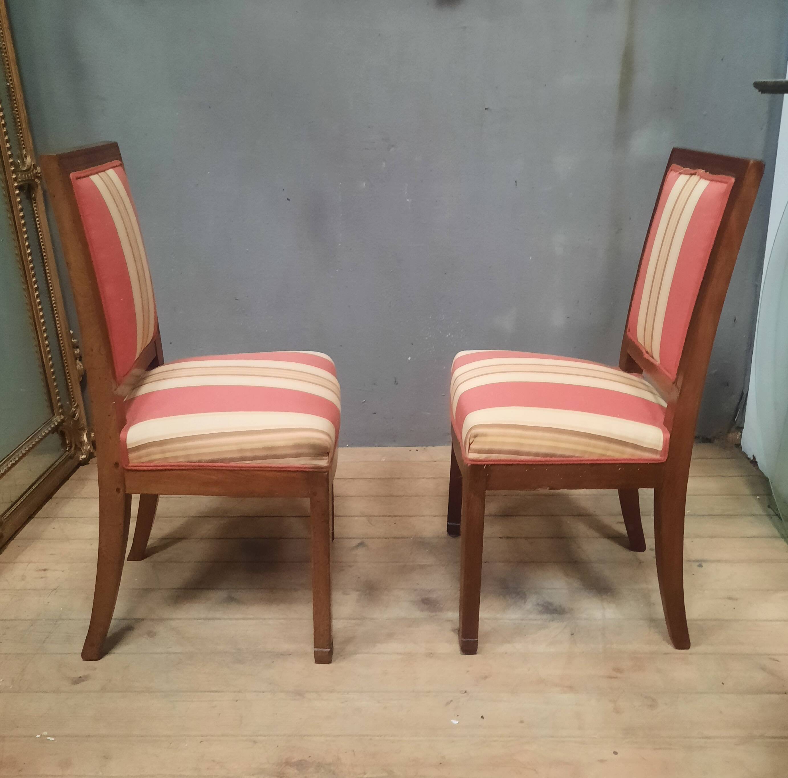 Pair of empire chairs