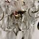 Florentine Tole Crystal Sconces Set of 2 1950’s