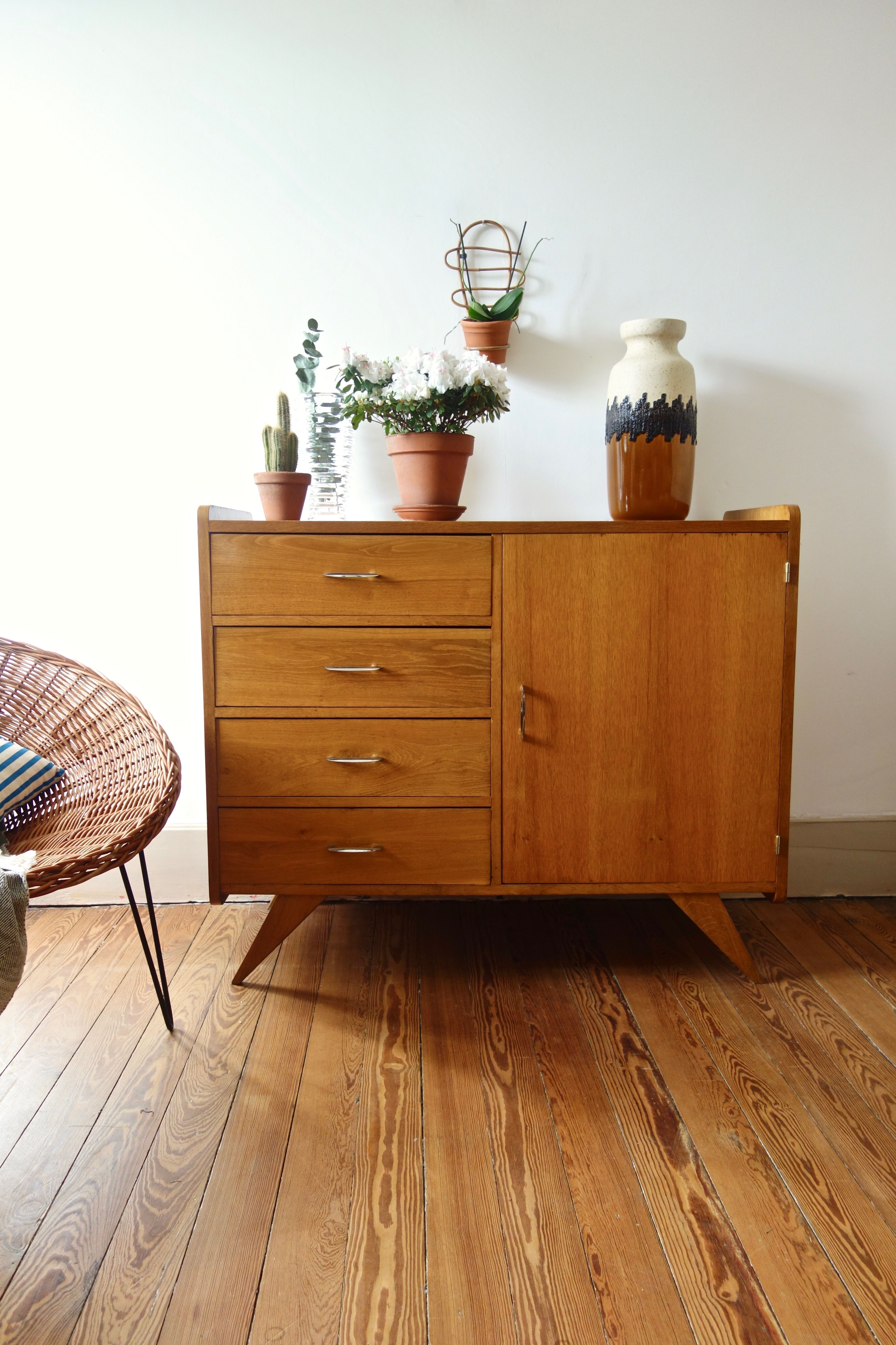 In the 1950s oak buffet