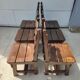 Set of 6 Brutalist Dining Chairs in Belgian Oak, 1965
