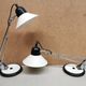 Pair of vintage desk lamps from the 60s and 70s aluminor