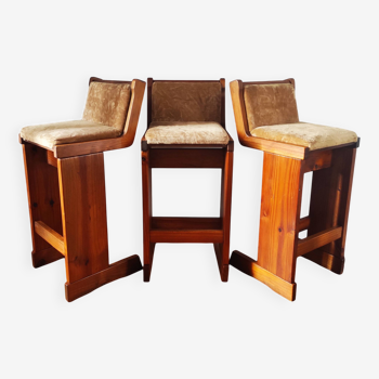 Vintage Scandinavian design bar stools