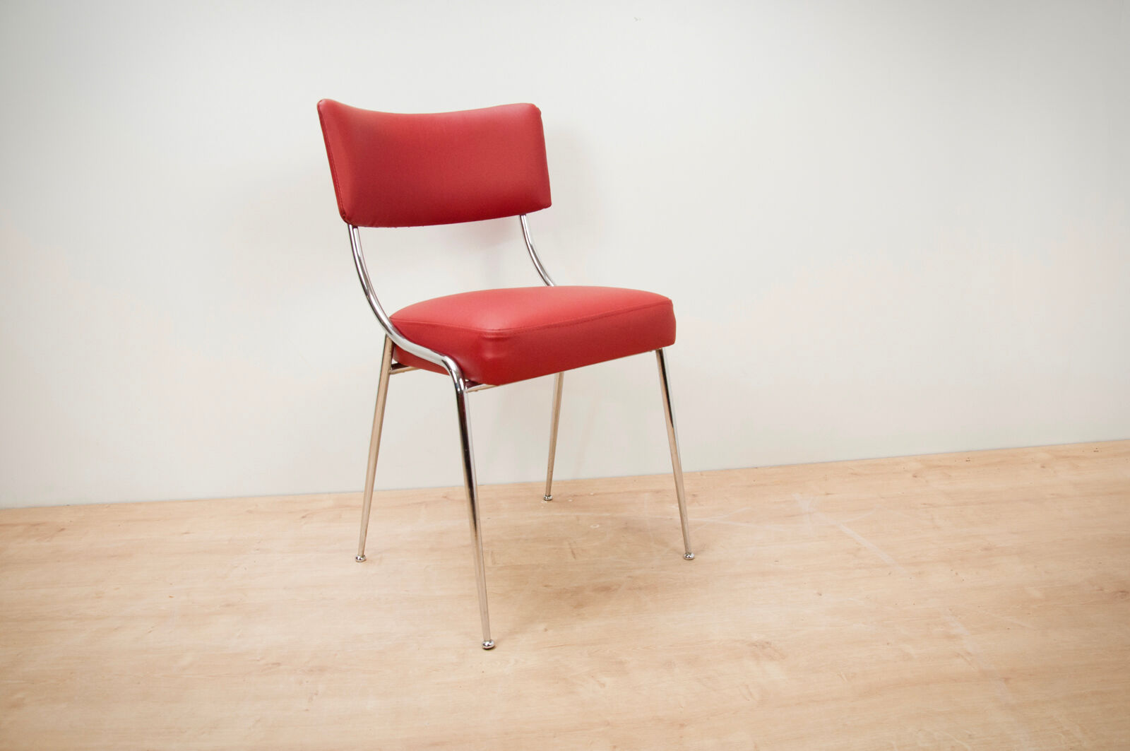 Italian Chrome Dinning Chairs, 1950s, Set of 2