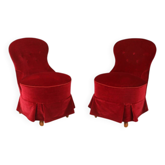 EMMA Armchairs (Pair) — First Half of the 20th Century — Vintage Nordic