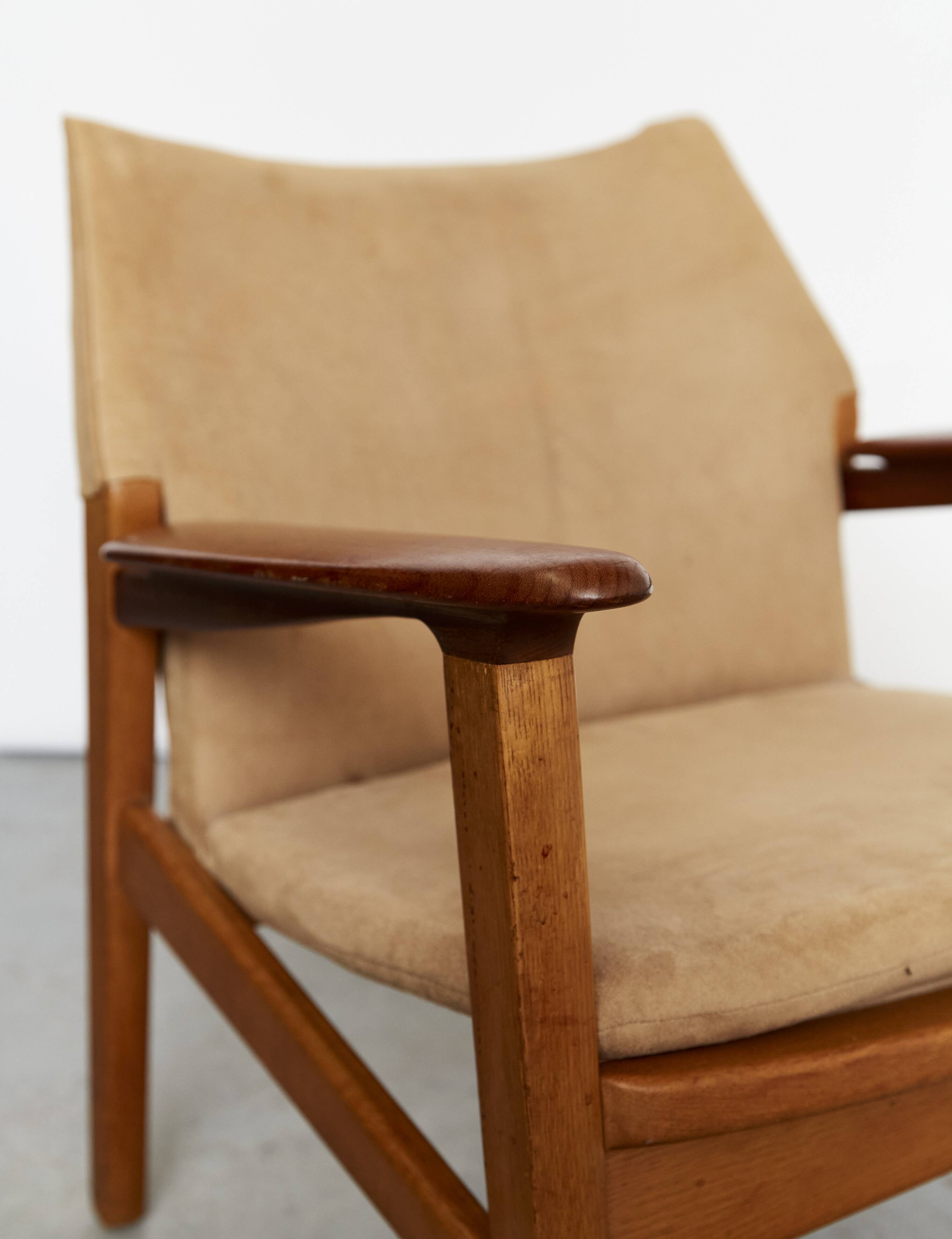 Pair Hans Olsen Easy Chairs for Verner Birkholm