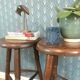 Pair of tripod stools
