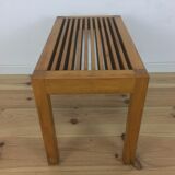 Modernist slat bench, 1950, made of wood