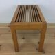Banc à lattes moderniste, 1950, en bois