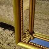 Miroir doré à parecloses, 30x99cm