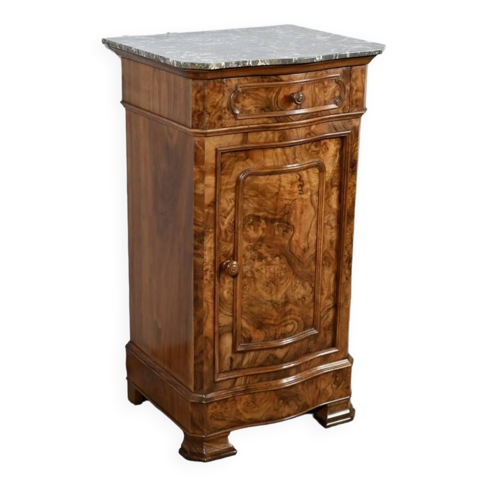 Small Walnut Bedside Cabinet – 1900