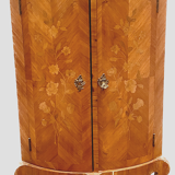 Curved neckline Louis XV style rosewood inlaid XX century