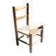 Ancienne chaise paillée enfant