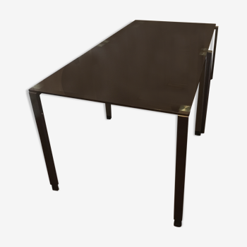 Table en verre designer Jean Nouvel pour Cassina