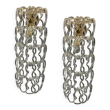 Large Murano Glass Sconces Set of 2 1980’s