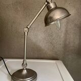 Articulated silver lamp