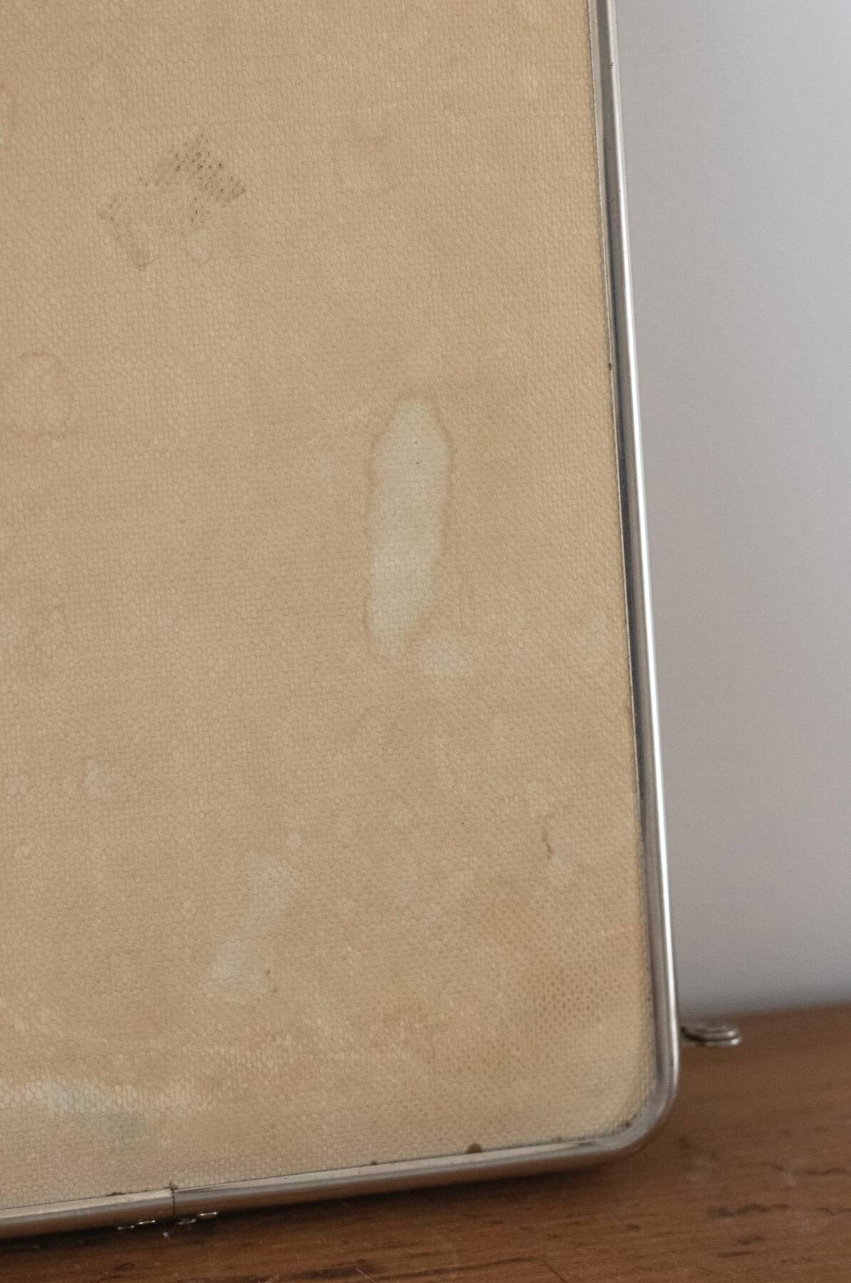 Vintage triptych barber mirror