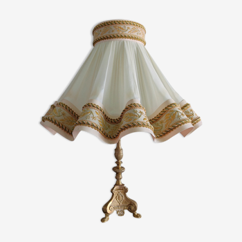 Bronze lamp and petticoats