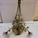 Lustre corbeille Louis XVI en bronze