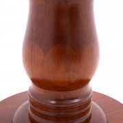 Antique round-top table from Northern Europe, around 1900. After renovation.