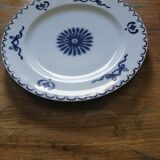 2 elegant porcelain saucers from Paris (MING BLUE model)