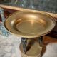 Italian Empire Bronze and Brass Tazzas with Sphinxes, 1800s, Set of 2