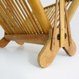 Foldable bamboo vintage magazine door, vintage magazine range. Year 70