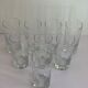 8 vintage lemonade glasses