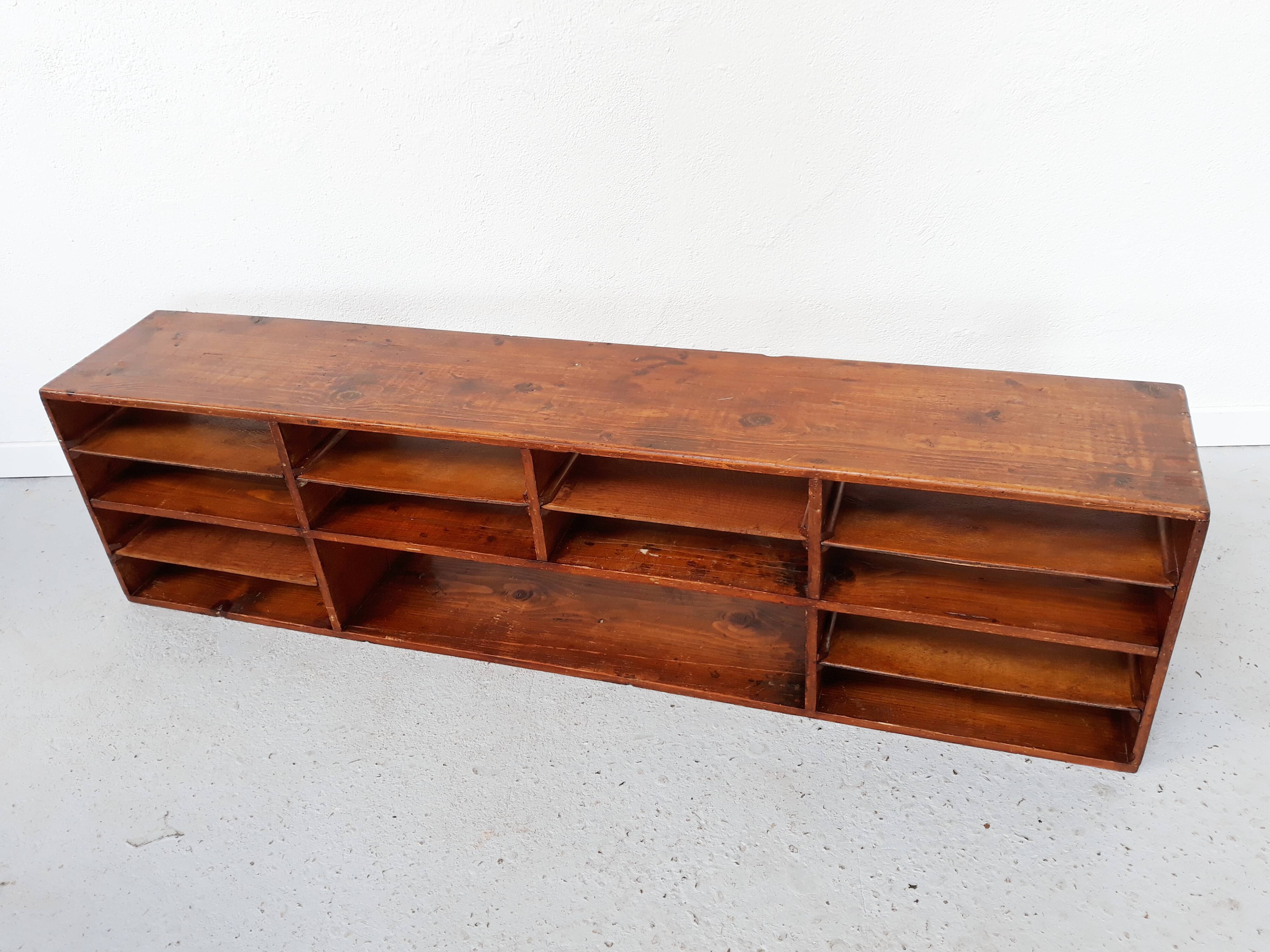 Furniture of craft shelf or sorter wooden document