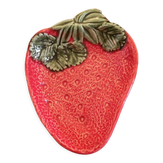 Slip cup - strawberry shape - Portuguese work - 1980s