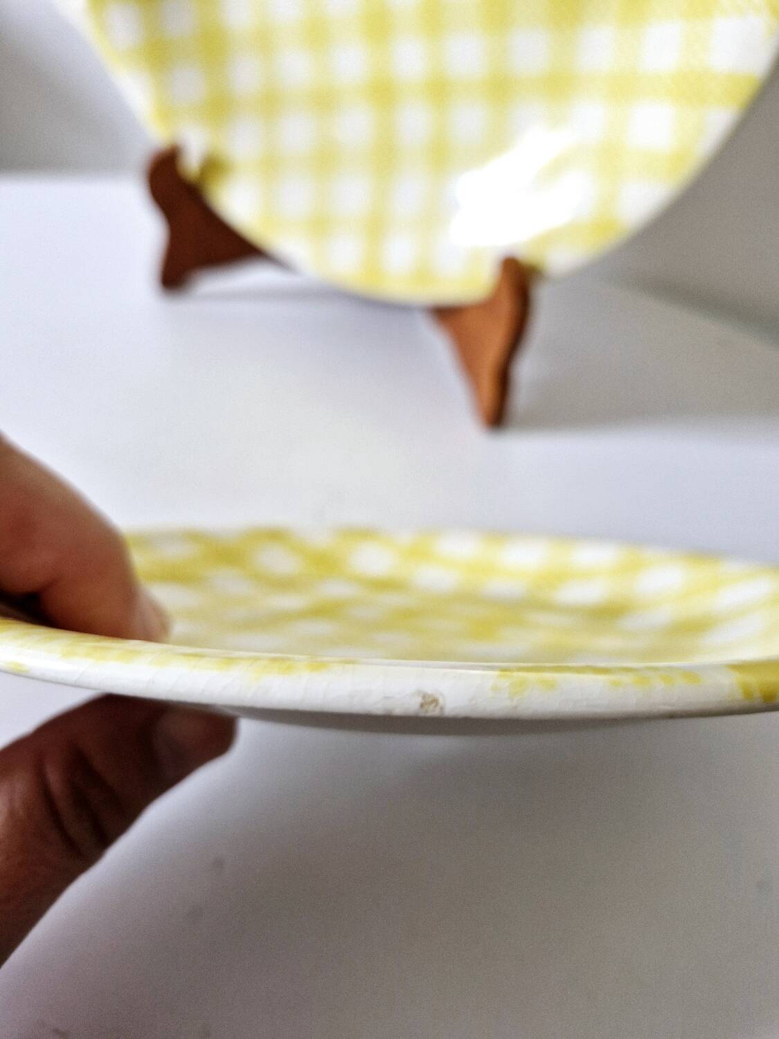 6 dessert plates Salins model Raphaël from the 1950s