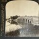 Photographie ancienne stereo, stereograph, luxe albumine 1903 pont de marbre de l'Impératrice, Chine