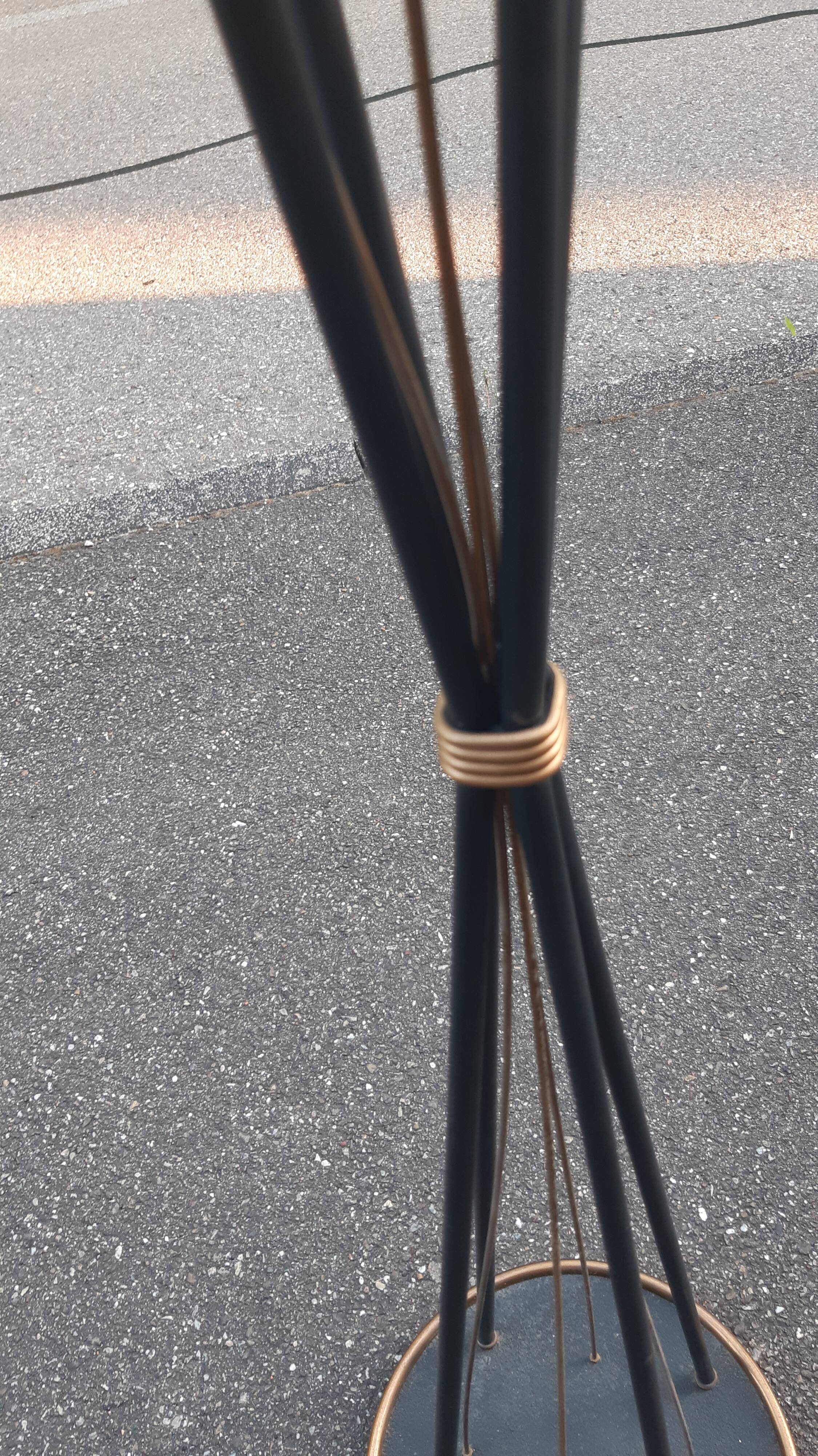 Reed floor lamp for Lunel house