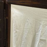 Mirror with its flowered doors 90x111cm