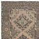 Handknotted Runner Rug for Hallway. Vintage Corridor. Kitchen Runner Carpet. Stair Rug