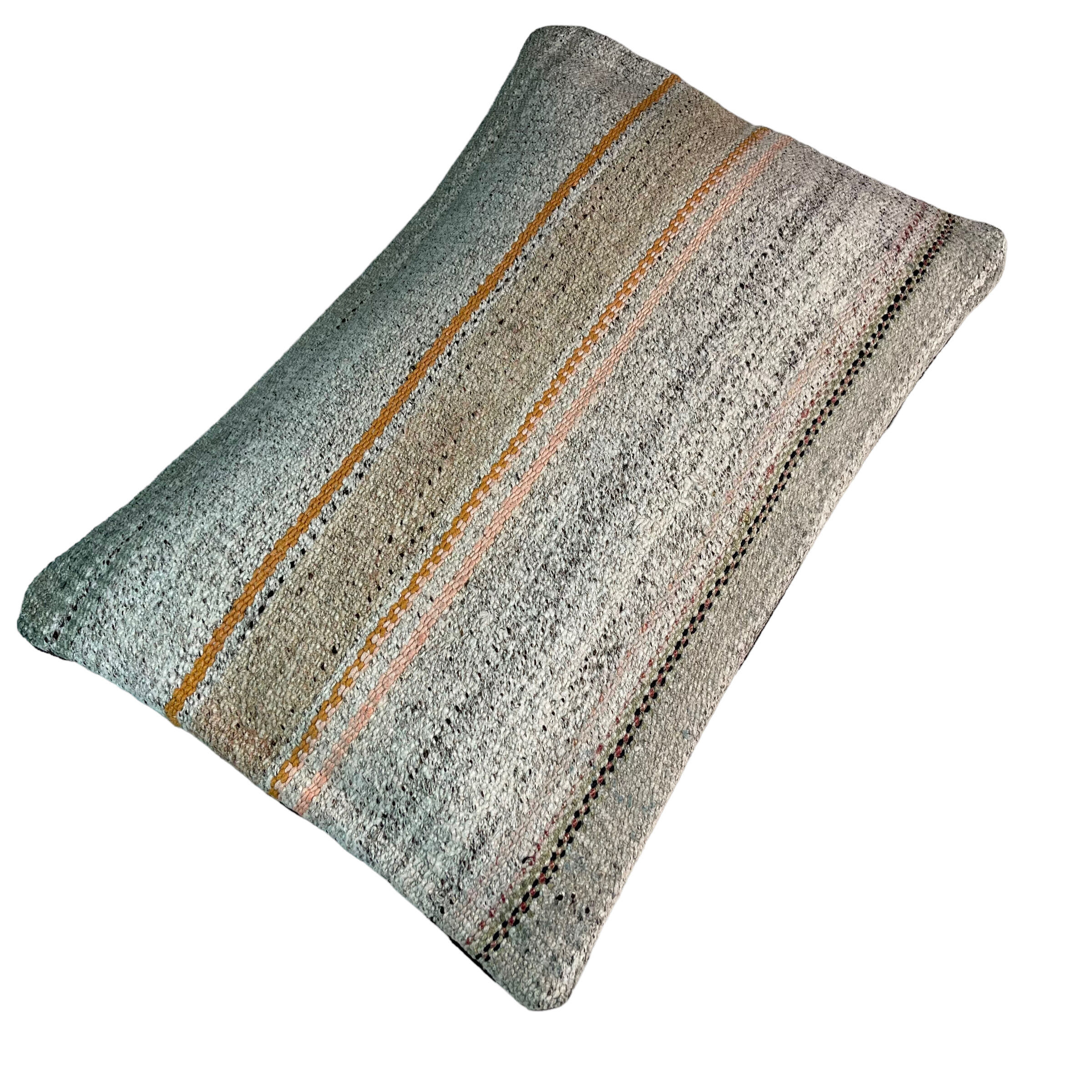 Vintage turkish kilim cushion cover, 30 x 50 cm