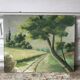 Landscape oil painting