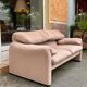 Maralunga sofa of cassina of the 80s design vico magistretti