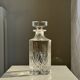Crystal whisky decanter with diamond point pattern H23