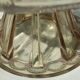 Old fruit bowl and smoked glass compotier