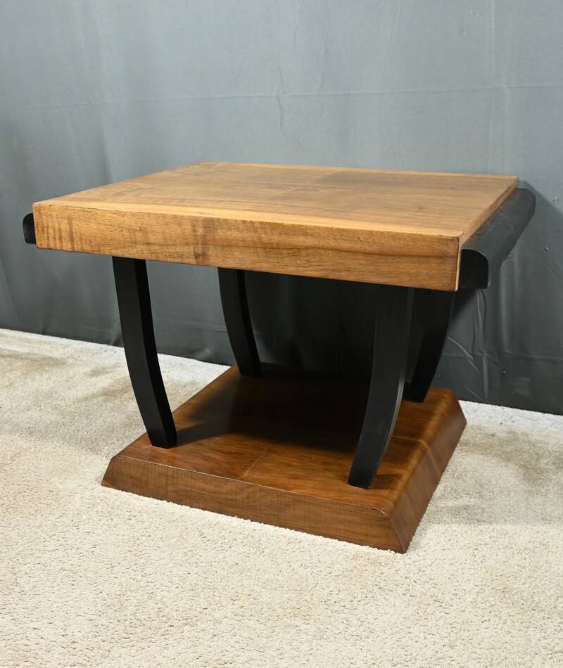 Art Deco Walnut Coffee Table – 1930