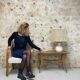 Lampe pierre blanche