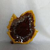 Vallauris style leaf-shaped bowl