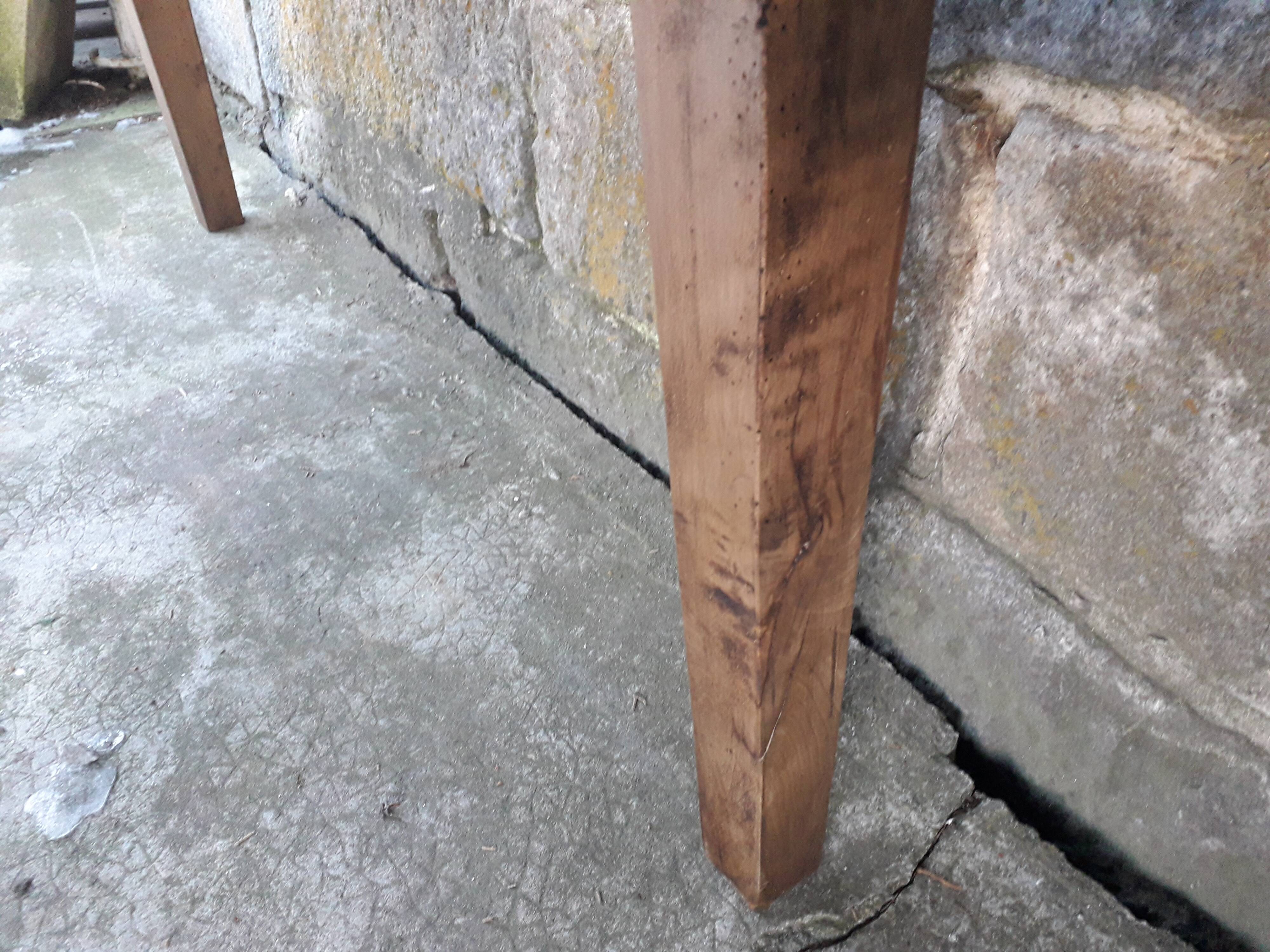 Table de ferme rustique 130 cm