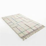 Colorful graphic Berber rug